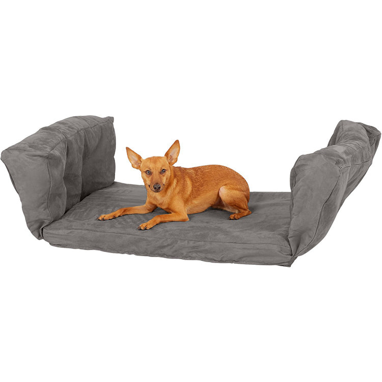 2024 Designer High-Quality Pet Dog Car Seat Cover - Waterproof, Washable, Orthopedic Memory Foam Large Luxury Dog Bed - Delicate Leather