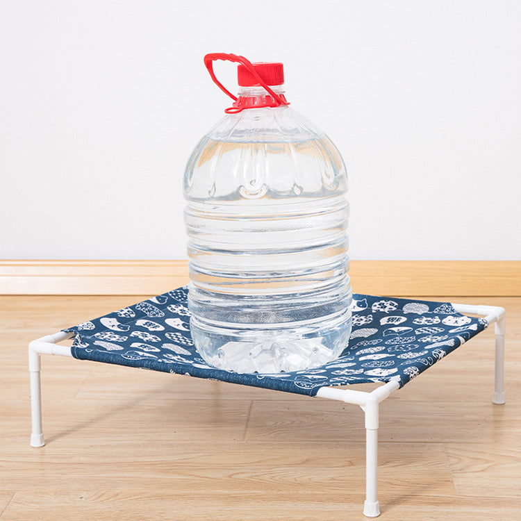 Detachable Cat Hammock Bed - Metal Frame, Cooling Bed for Cats and Small Dogs - Delicate Leather