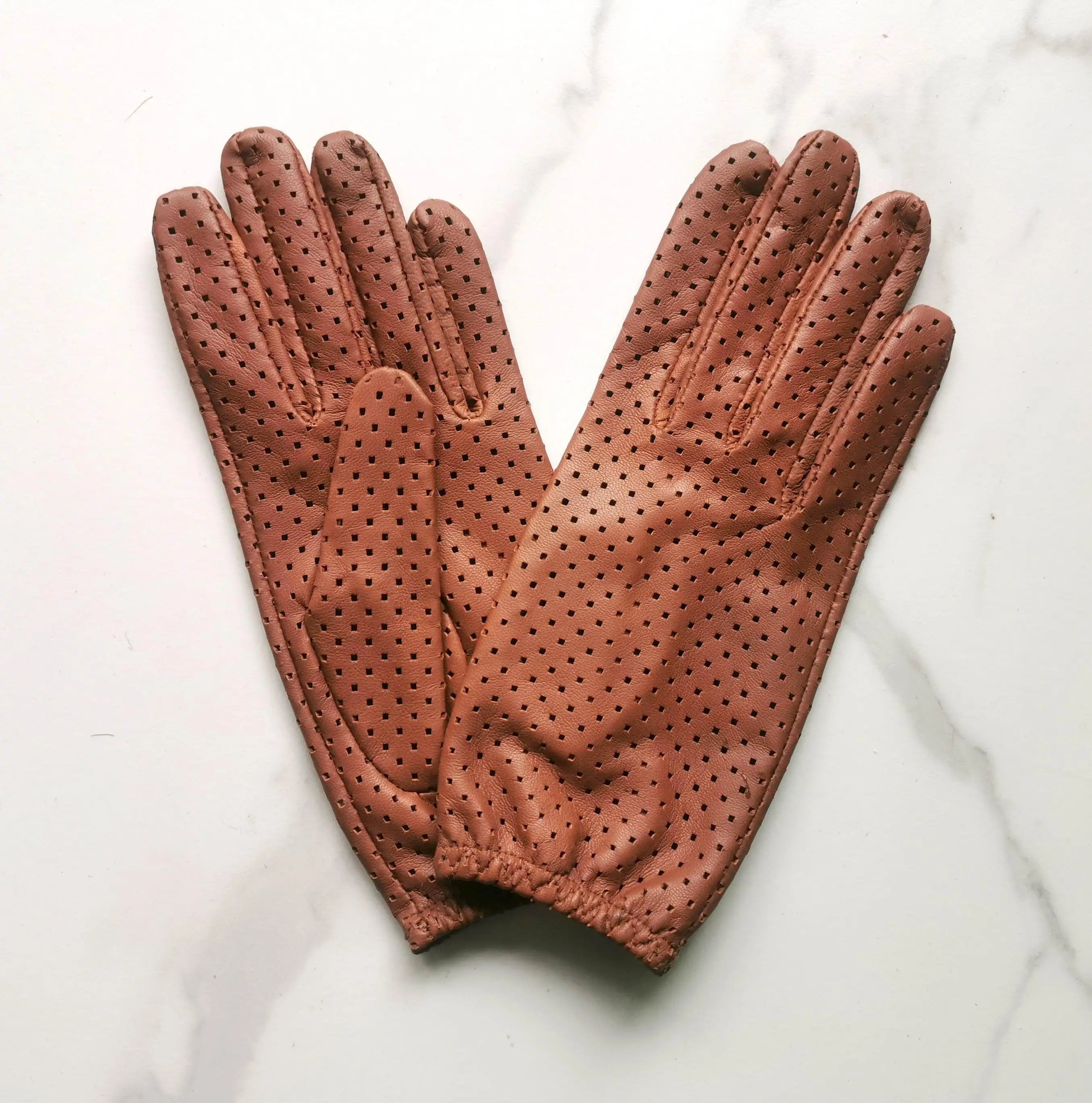 2024 Winter Autumn Women's Fashion Genuine Leather Driving Gloves - Delicate Leather