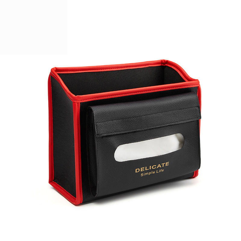 High-Quality Car Seat Back Headrest Organizer Storage Box