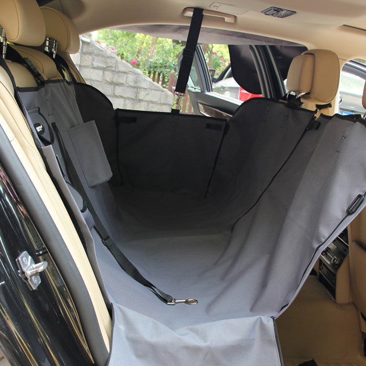 2024 Hot Selling Oxford Luxury Travel Waterproof Pet Dog Hammock Car Back Seat Cover Protector - Delicate Leather