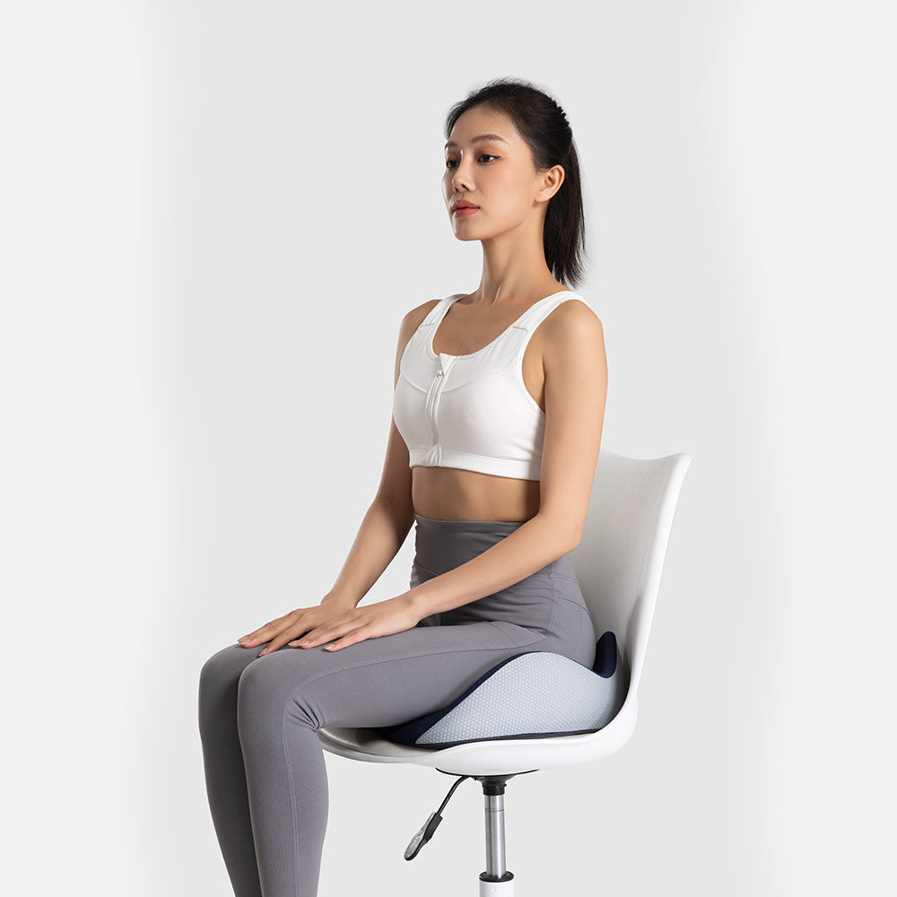 Memory Foam Office Booster Cushion - Sedentary Support, Four Seasons Universal - Delicate Leather