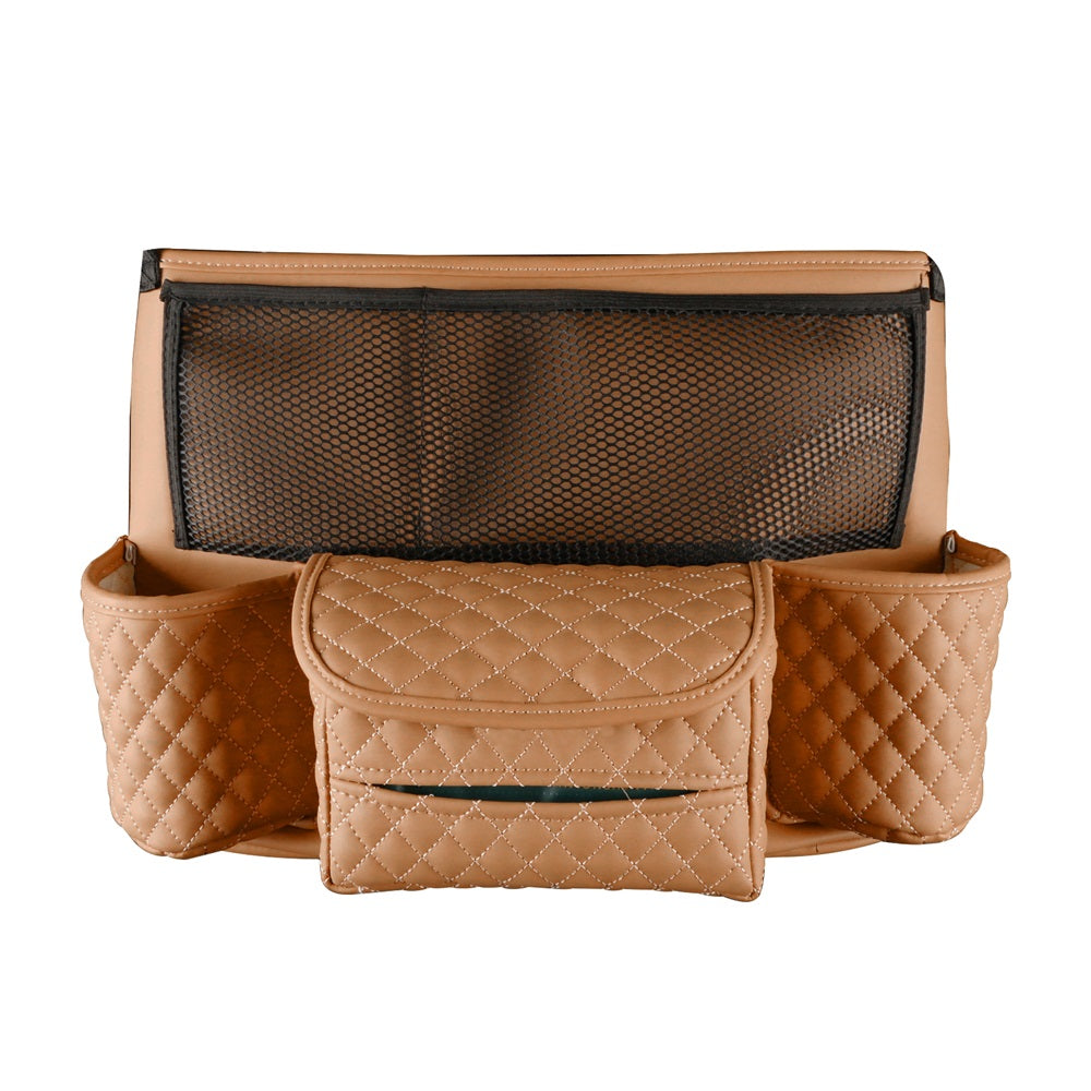 Leather Car Organizer - Back Seat Storage - Delicate Leather