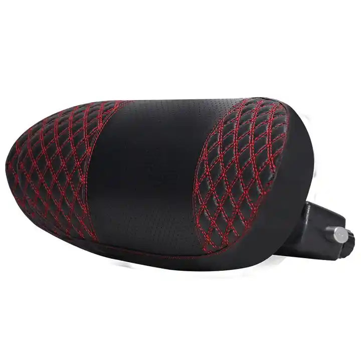 Enhance Your Travel Comfort with Car Head and Neck Pad: Premium Leather Car Pillow with Memory Cotton Seat for Restful Sleep on the Road - Delicate Leather