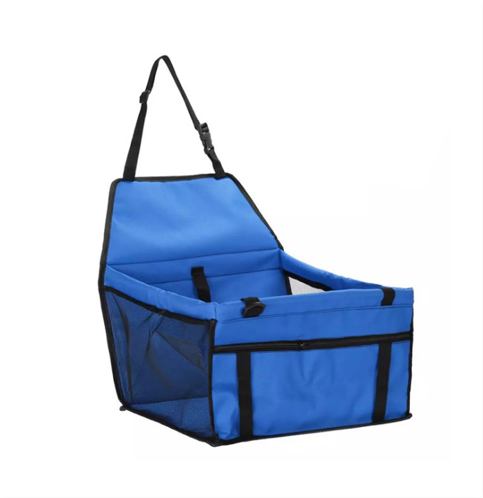 Customized Logo Folding Front Cover Bag Pet Hammock Dog Booster Seat Car Seat - Delicate Leather