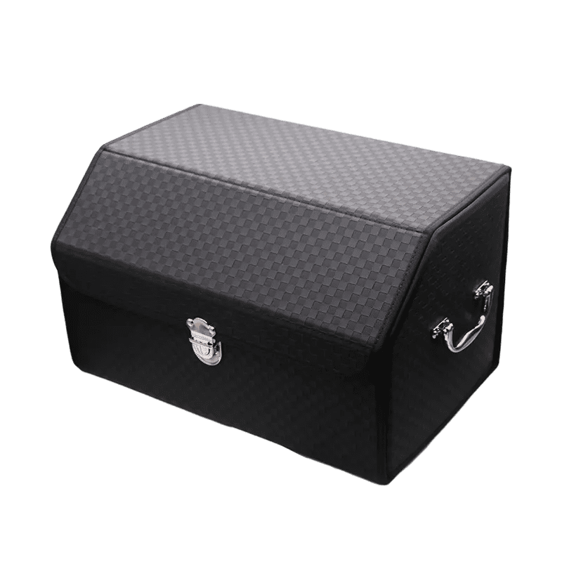 Premium PU Leather Foldable Storage Box - Stylish and Functional - Delicate Leather