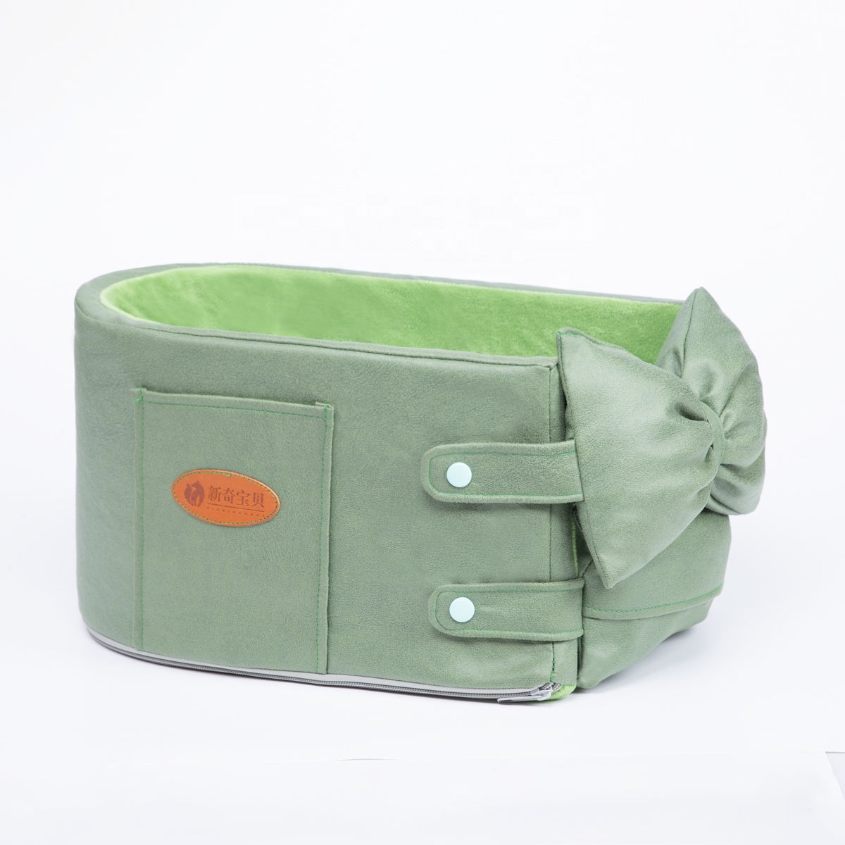 Car Central Control Pet Litter - Cat Car Safety Seat, Four Seasons General Pet Travel Nest - Delicate Leather