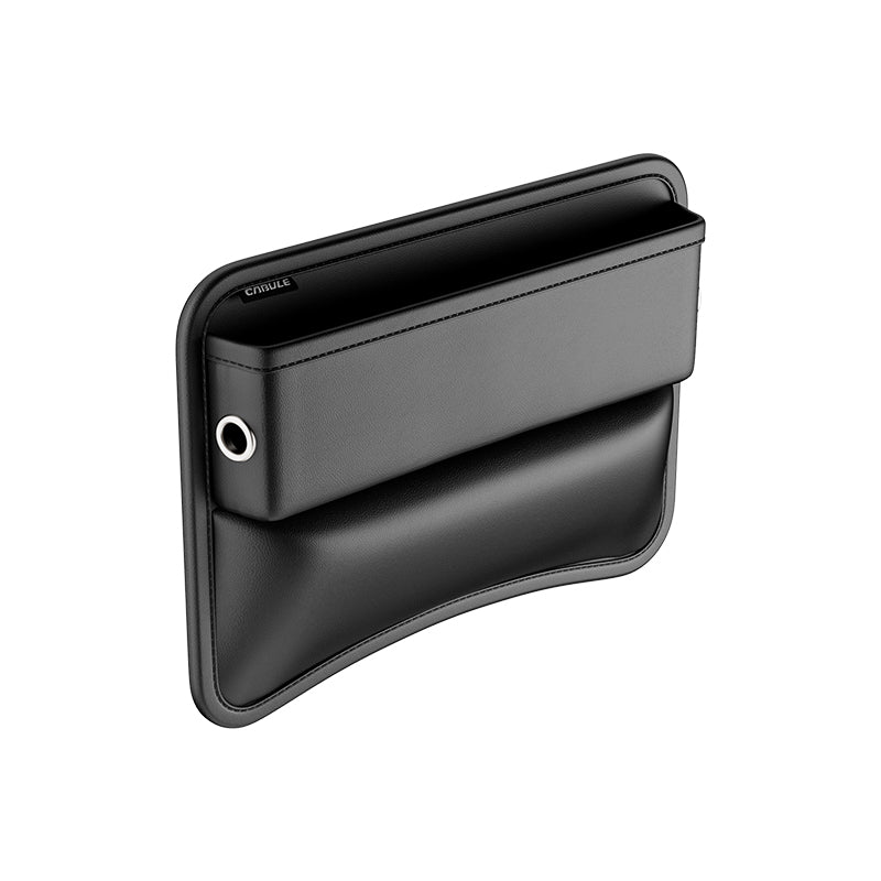 Auto Interior Accessories: Universal Leather Car Seat Gap Filler Organizer, Custom For All Cars, Multifunctional Pu Leather Console Side Pocket Organizer - Delicate Leather