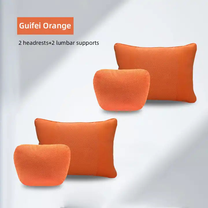 Enhance Your Driving Comfort with the Universal Car Seat Pillow: Soft and Luxurious Space Leather for Neck Support - Delicate Leather