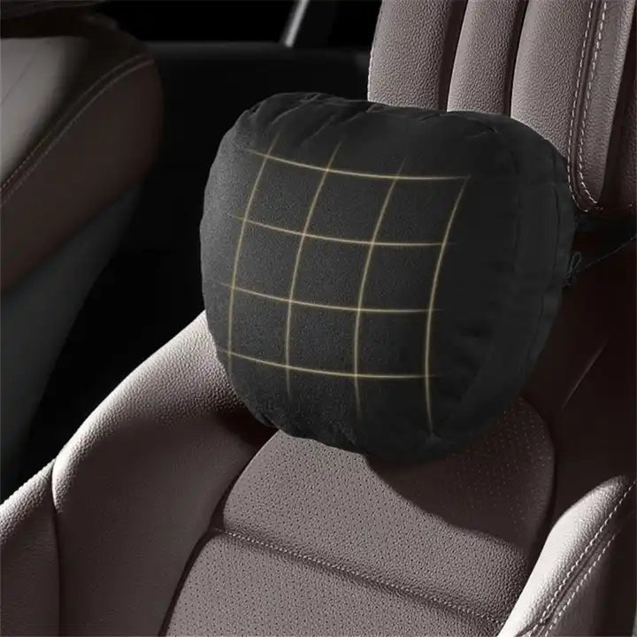 Fashionable Comfort Car Cushions: Alleviate Lower Back Pain with Waist Cushions and Backrest Pillows for Posture Correction - Delicate Leather