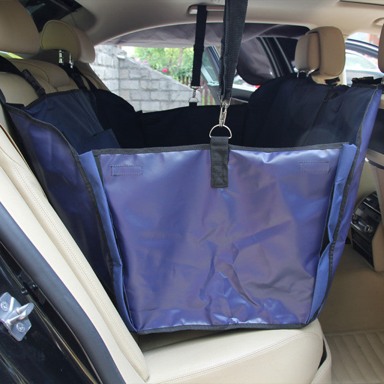 2024 Hot Selling Oxford Luxury Travel Waterproof Pet Dog Hammock Car Back Seat Cover Protector - Delicate Leather