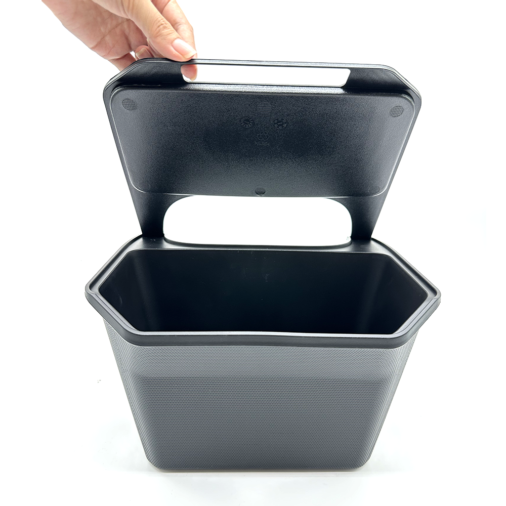 Rear Center Console Box Organizer Case Backseat Storage Box - Delicate Leather