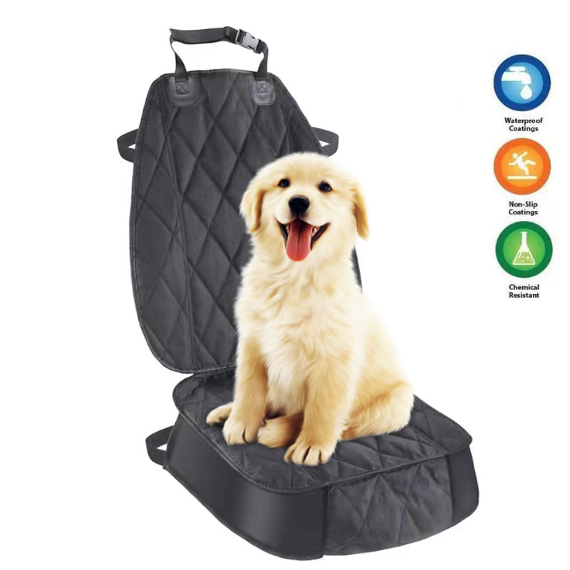 Heavy Duty Waterproof Dog Car Seat - Portable Folding Car Pet Seat Protective Cover 1 PCS - Delicate Leather