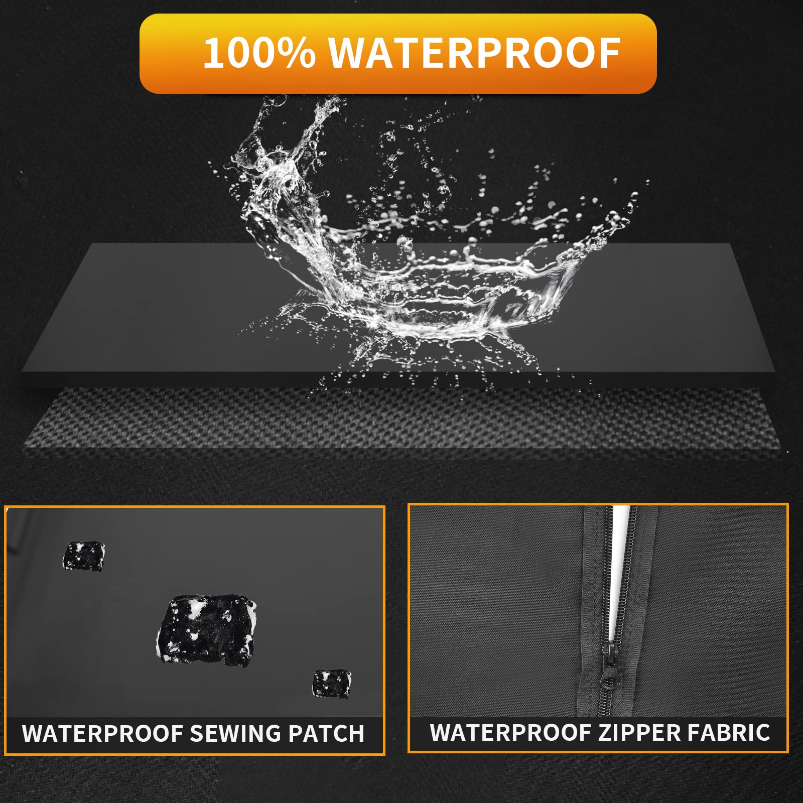 Pet Seat Cover - Waterproof, Anti-slip Back Seat Dog Hammock, Pet Protector for Car Rear Seat with Pockets - Delicate Leather