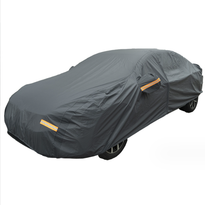 Waterproof Universal Car Cover - PVC + Cotton All Weather Protection for Sedans and SUVs