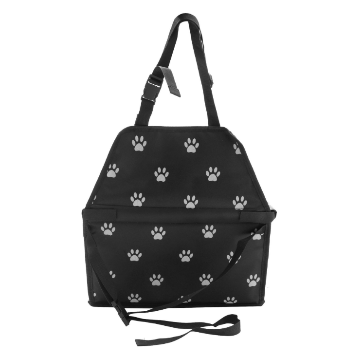 Customized Logo Folding Front Cover Bag Pet Hammock Dog Booster Seat Car Seat - Delicate Leather