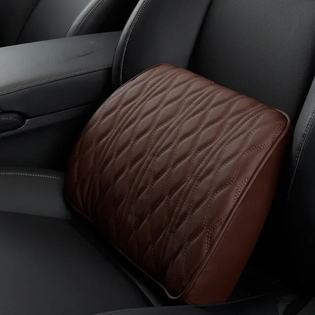Delicate Leather Car Seat Headrests Enhance Comfort and Safety for Your Drive
