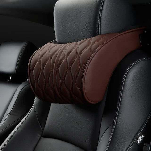Delicate Leather Car Seat Headrests Enhance Comfort and Safety for Your Drive