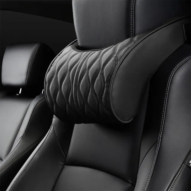 Delicate Leather Car Seat Headrests Enhance Comfort and Safety for Your Drive
