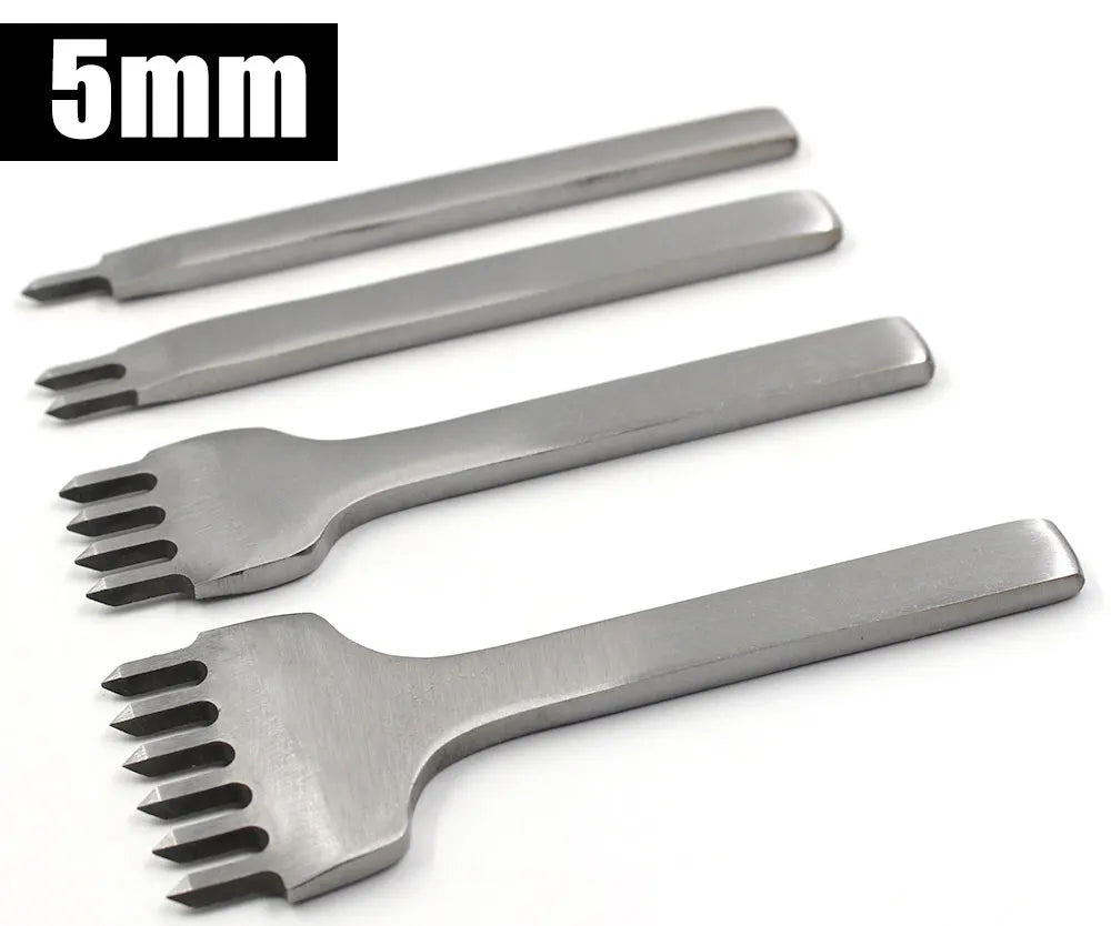 Spacing Punch Tool For Leather Hole Punches - Lacing Stitching Sewing DIY Leather Craft Tools