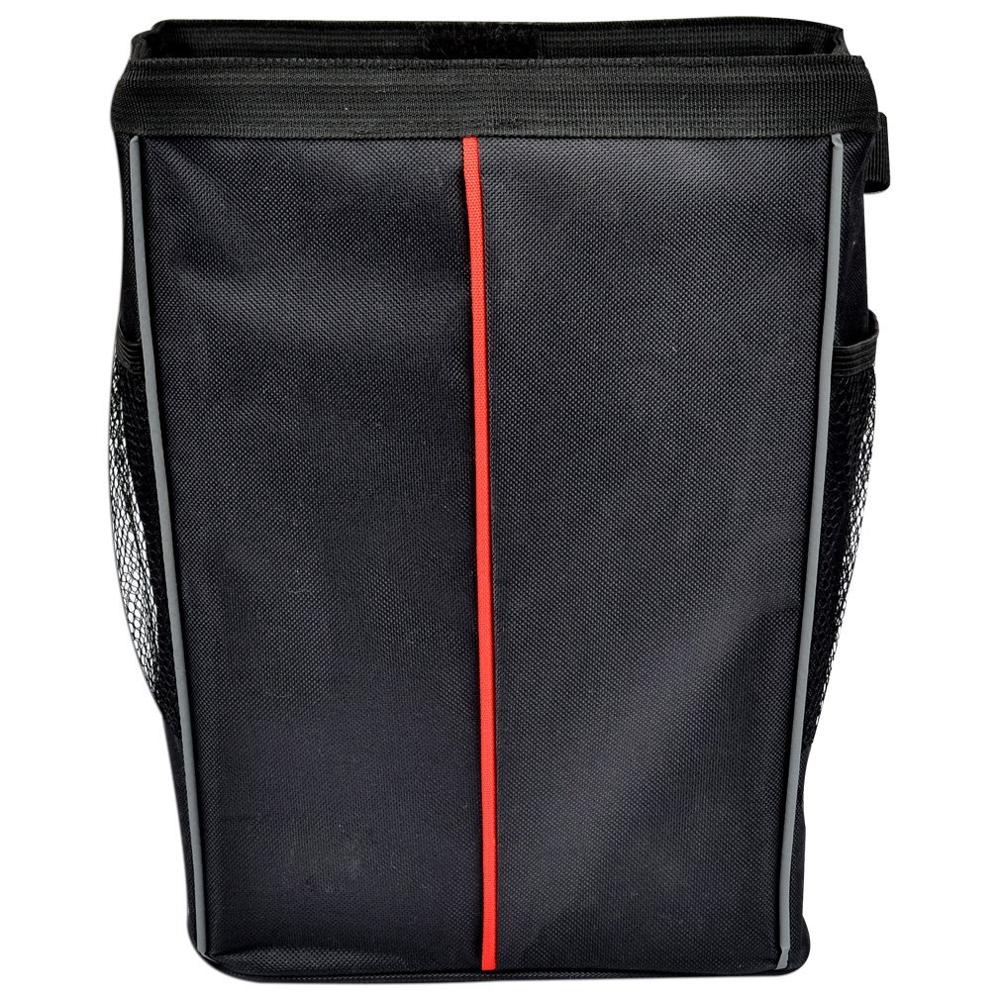 Foldable Leakproof and Waterproof Car Back Seat Litter Organizer and Trash Bag - Delicate Leather