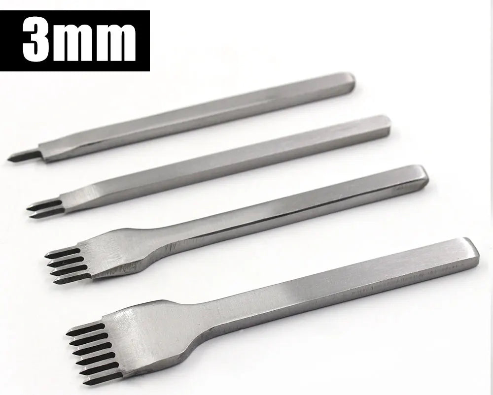 Spacing Punch Tool For Leather Hole Punches - Lacing Stitching Sewing DIY Leather Craft Tools