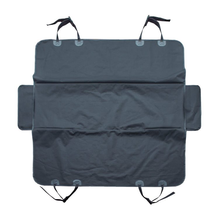 Customization Universal Luxury Waterproof Backseat Hammock Pet Dog Car Seat Cover with Side Flaps - Delicate Leather