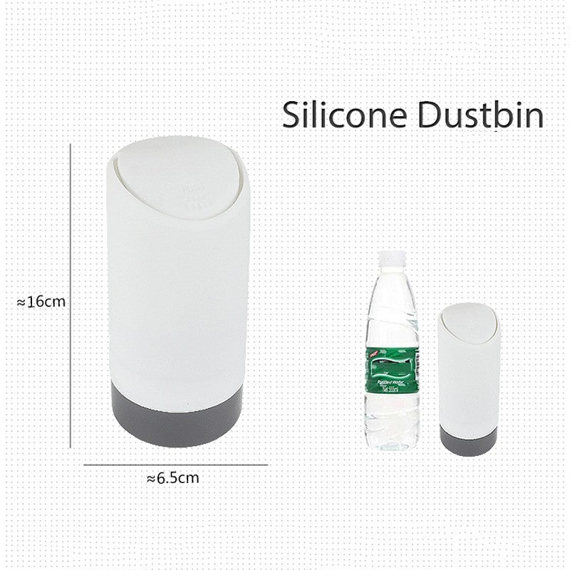 Premium Quality New Arrival Black Plastic Car Cup Holder Trash Can with Lid - Delicate Leather