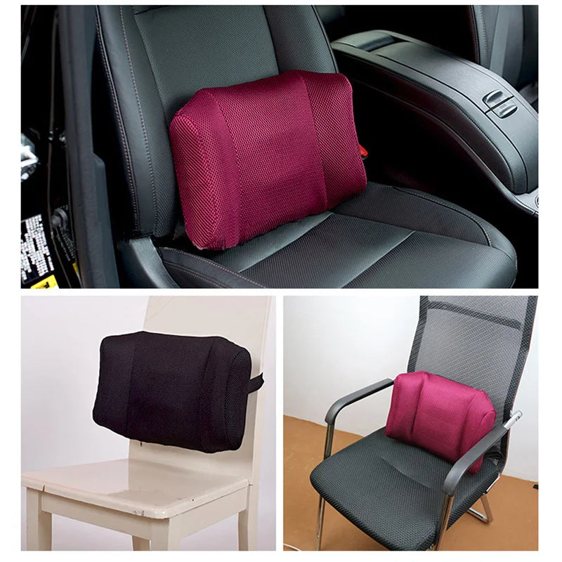 1Pcs BYEPAIN Portable Inflatable Lumbar Support Cushion/ Massage Pillow for Travel Office Car Camping to Wais Back Pain Relief