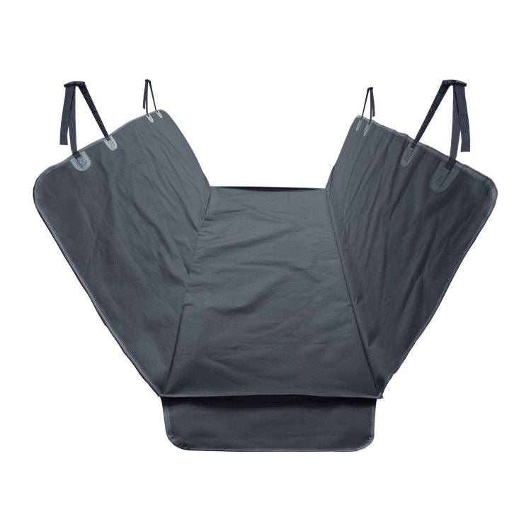 Customization Universal Luxury Waterproof Backseat Hammock Pet Dog Car Seat Cover with Side Flaps - Delicate Leather