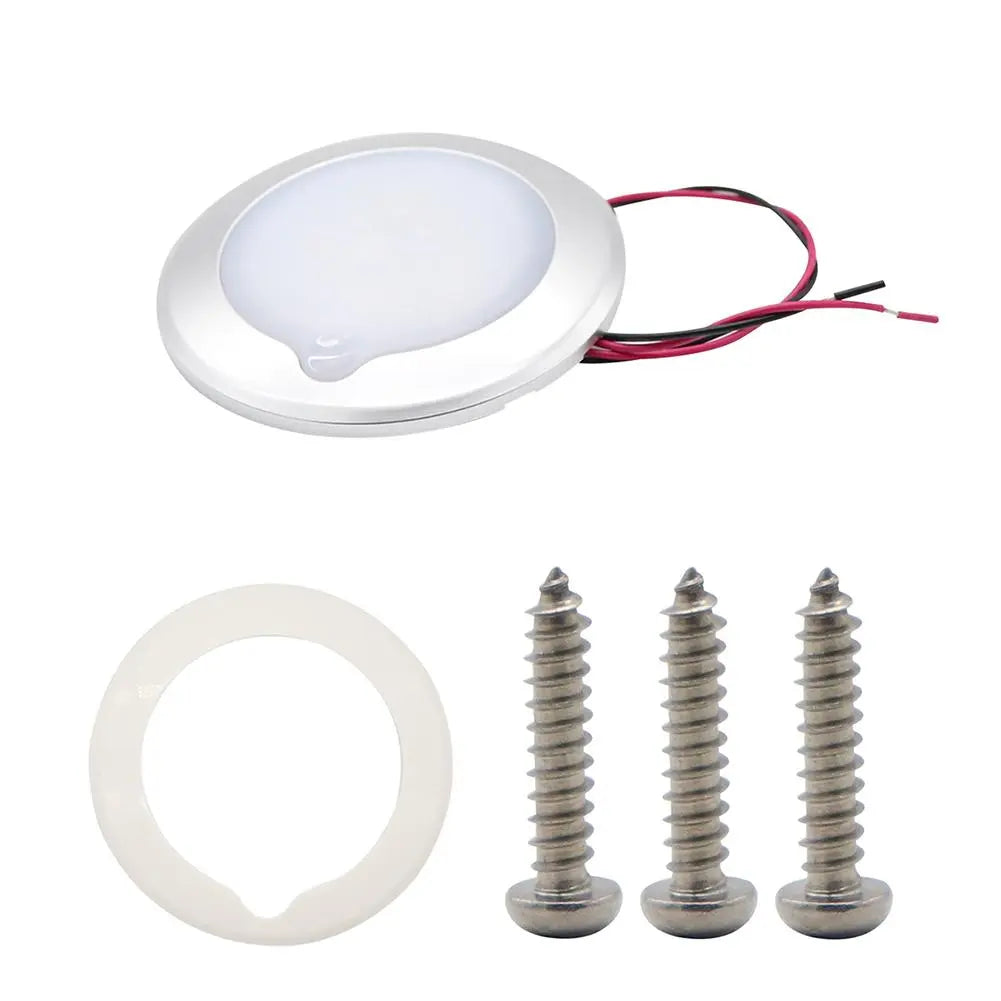 RV Roof Ceiling Cabin Light IP67 Touch Dimming Caravan Marine Interior Lamp Car Camping Auto Accessories - Delicate Leather