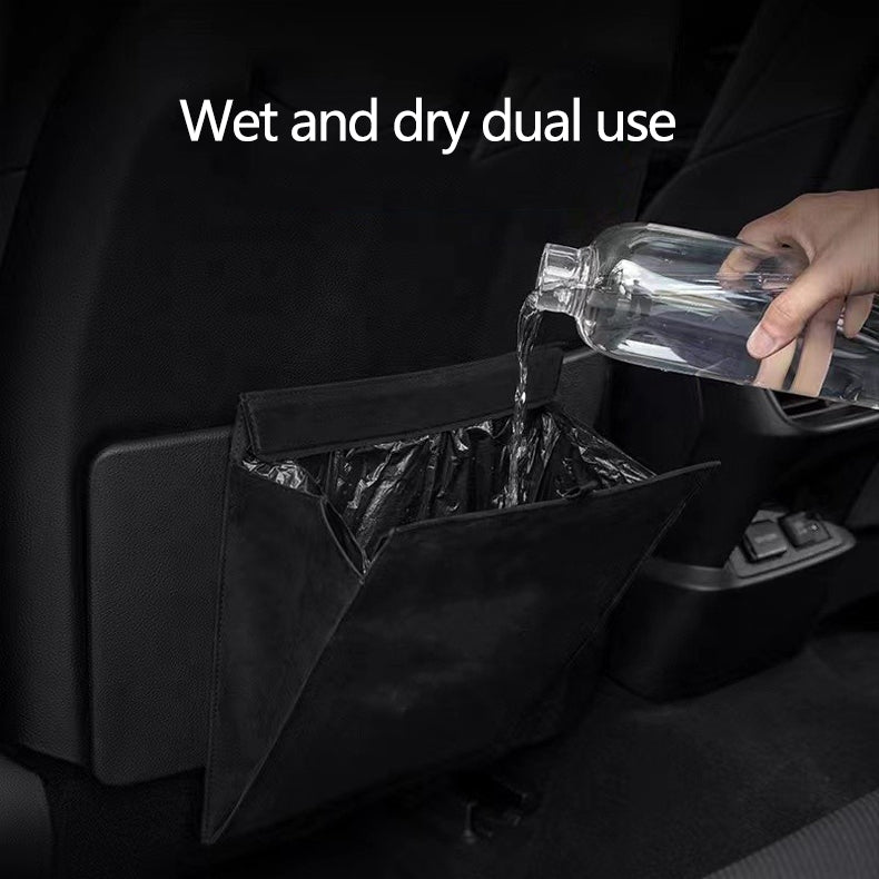 Waterproof Car Trash Can Garbage Bin - Leak Proof Auto Storage Pockets, Car Accessories