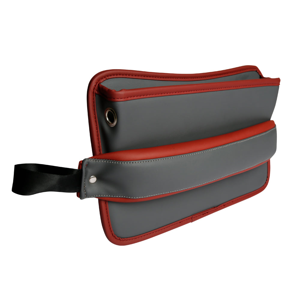 Car Seat Gap Filler Organizer, Custom For All Cars, Multifunctional PU Leather Seat Gap Storage Bag - Car Seat Gap Filler with USB Crevice Organizer Box