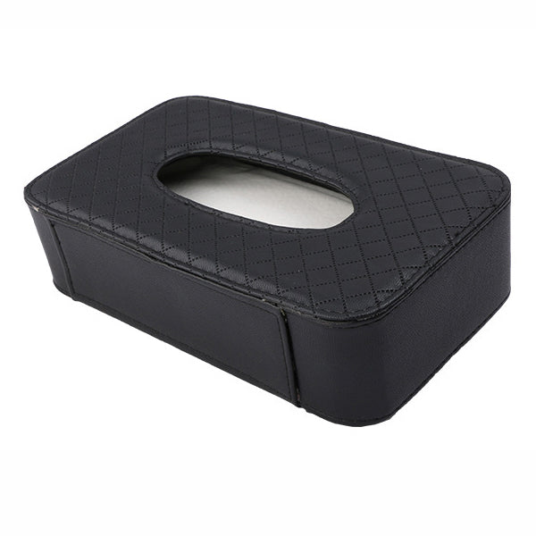 Hot Selling PU Leather Car Seat Back Tissue Holder and Car Sun Visor Tissue Organizer Bag