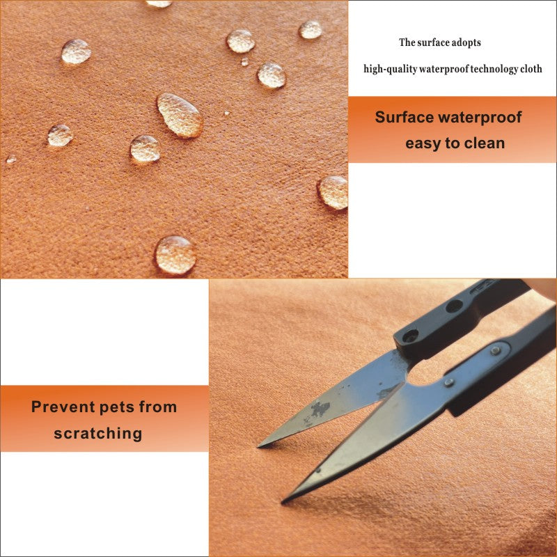 Car Central Control Pet Litter - Cat Car Safety Seat, Four Seasons General Pet Travel Nest - Delicate Leather