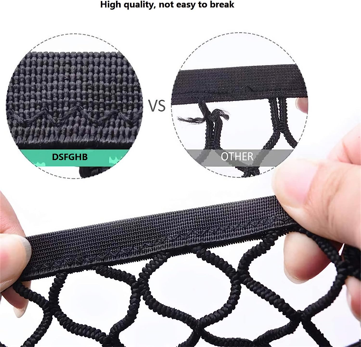 Multifunctional Car Seat Organizer - Net Pocket Back Net Bag Mesh Organizer Handbag Holder - Delicate Leather
