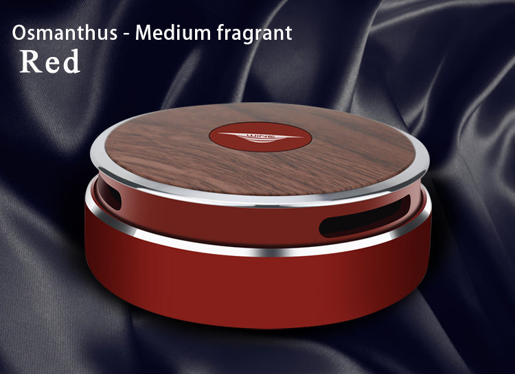 Car Aromatherapy Decoration - Vehicle Essential Oil Solid Balm Perfume Portable Air Freshener Diffuser - Delicate Leather