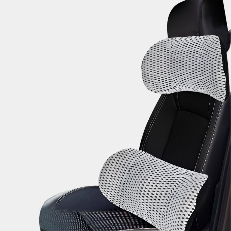 2024 Car Headrest and Lumbar Support Cushion - Delicate Leather