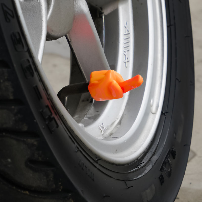 Factory Plastic Finger Colorful Stem Wheel Tire Valve Cap Cover - Tyre Caps for Bus, Car, Bike, Motor - Delicate Leather