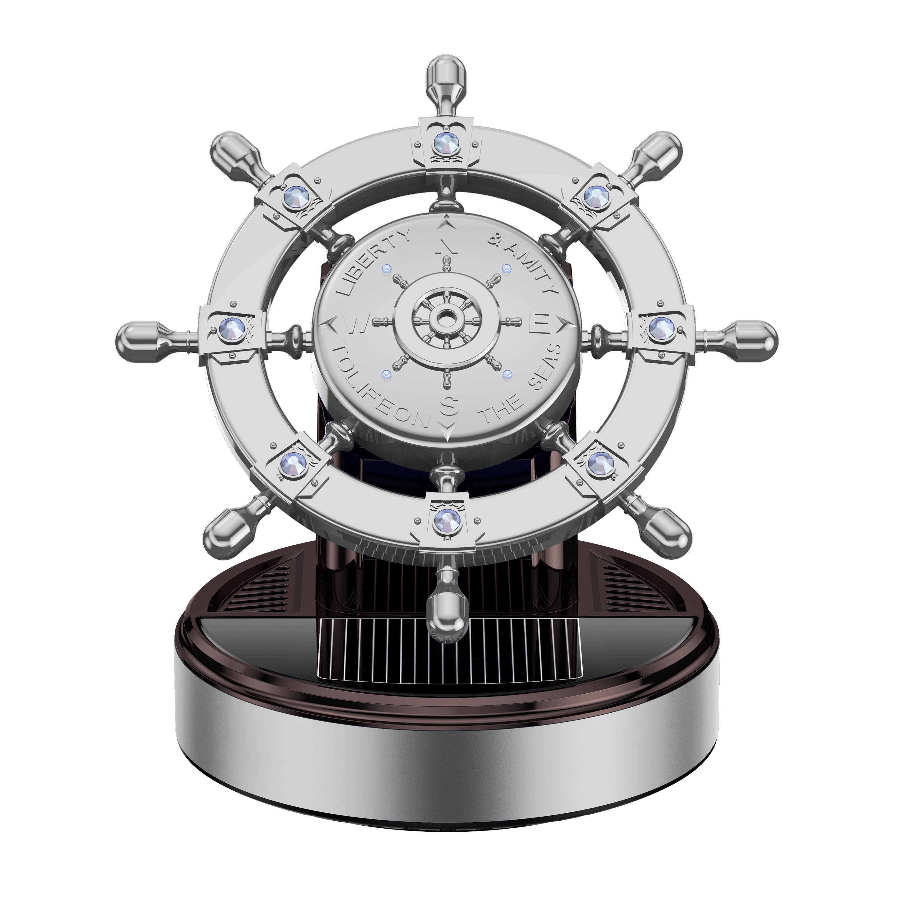 Auto Lüfterfrischer Solar Perfume Organic Odor Car Air Freshener - Delicate Leather