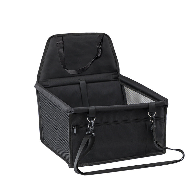 Dog Car Booster Seat - Safe Travel Artifact, Portable Pet Car Seat Cover for Dogs and Cats - Delicate Leather