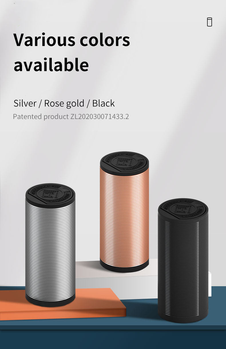 Car Storage Box - Portable Drive Bin Wastebasket Multi-function Car Garbage Bin, Car Accessories - Delicate Leather