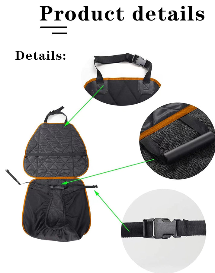Heavy Duty Waterproof Dog Car Seat - Portable Folding Car Pet Seat Protective Cover 1 PCS