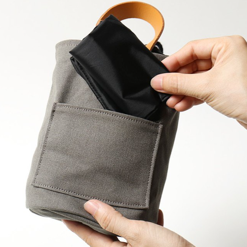 Leather Car Trash Can Hanging Nylon Garbage Bag - Delicate Leather