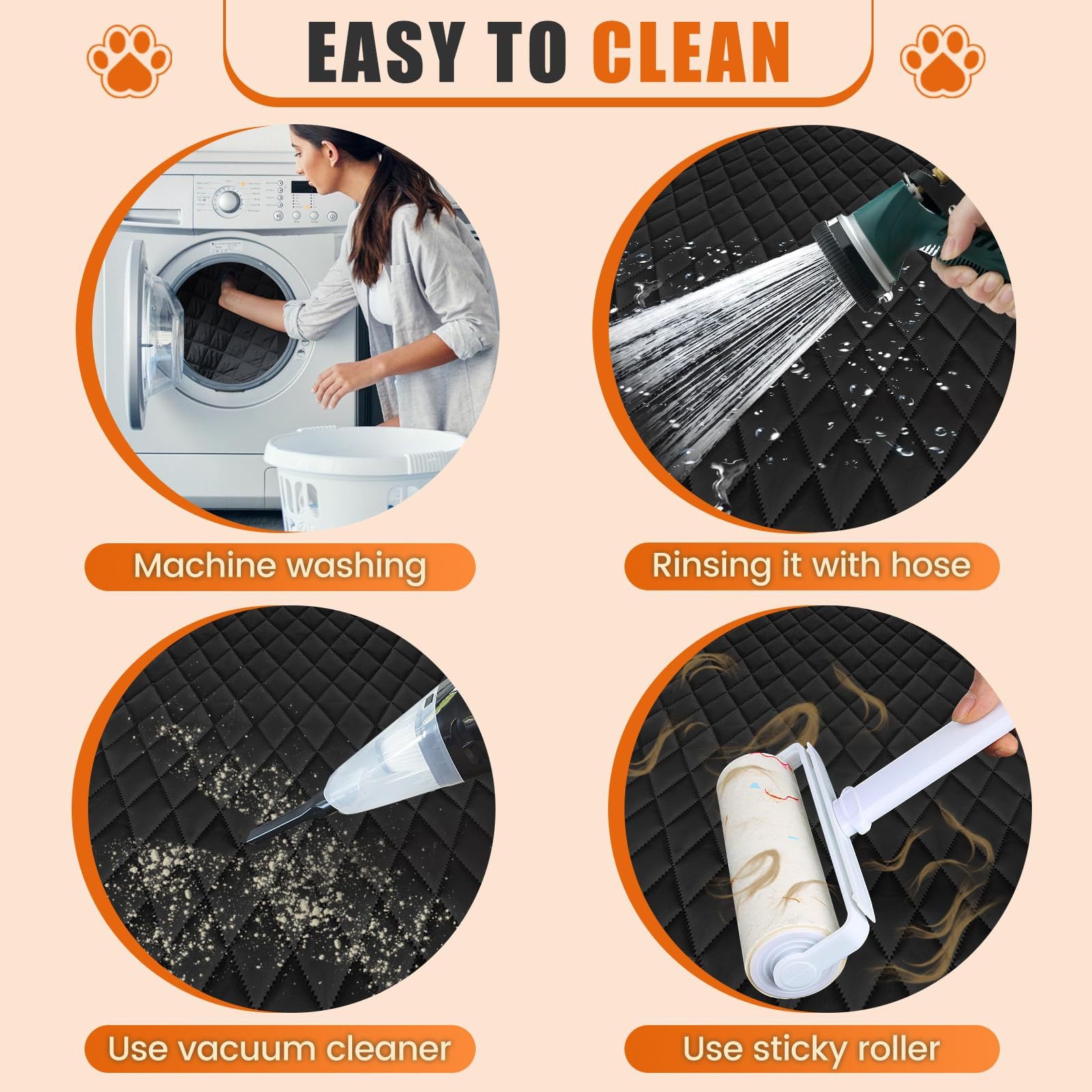 Back Seat Extender Dog Car Seat Cover Camping Air Mattress Hammock Travel Bed Non-Inflatable Car Bed Mattress for Car SUV Truck - Delicate Leather