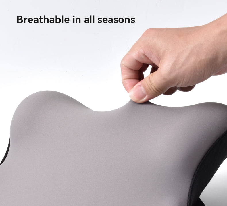 Comfortable Polyester Cotton Car Neck Pillow - Memory Foam Car Headrest Pillow - Delicate Leather
