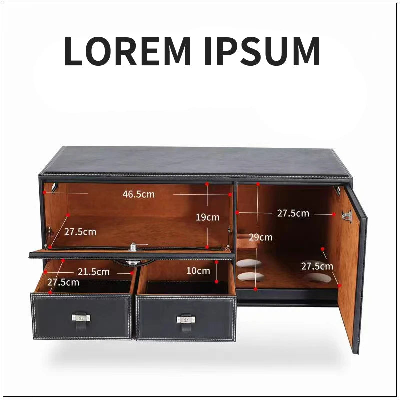 Premium Leather Collapsible Car Cargo Box - Organize Your Trunk with Style - Delicate Leather