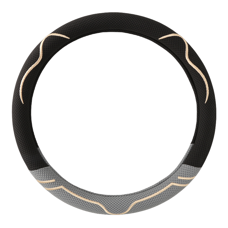 Universal Steering Wheel Cover - PU Leather O and D Shape - Delicate Leather