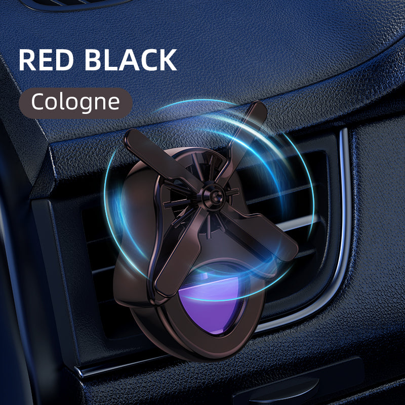 Hanging Fragrance Diffuser Scented Car Air Vent - Replaceable Freshener Fan Sticks Clip