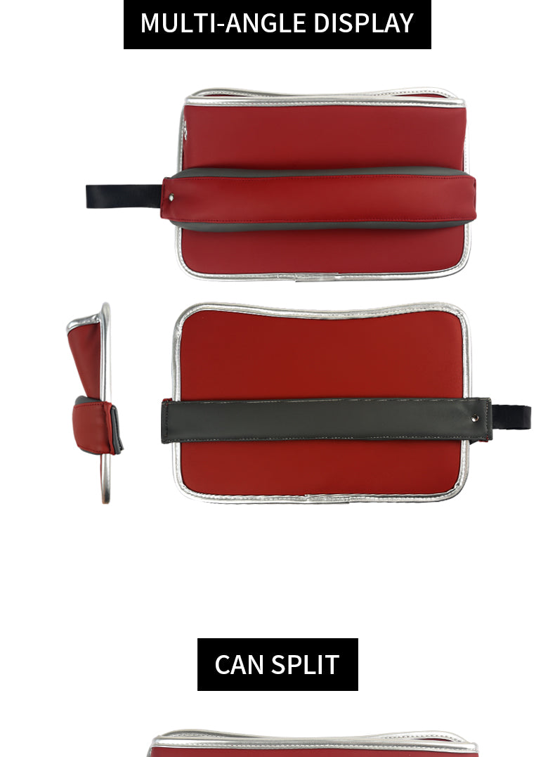 Car Seat Gap Filler Organizer, Custom For All Cars, Multifunctional PU Leather Seat Gap Storage Bag - Car Seat Gap Filler with USB Crevice Organizer Box